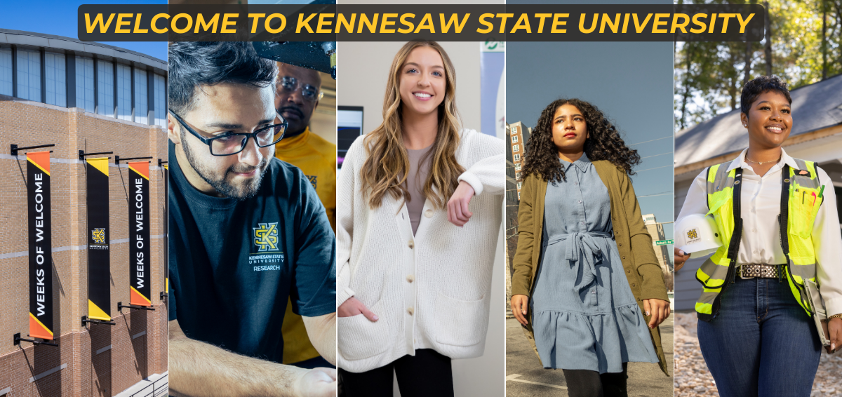 [photograph] Welcome to Kennesaw Banner